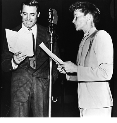 Katherine Hepburn and Cary Grant