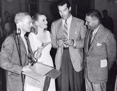 Parks Johnson Marie Wilson, Fred MacMurray, Wally Butterworth